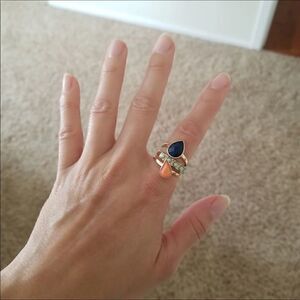 Fashion teardrop stacked rings 5 for $25